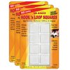 Magic Mounts Reclosable Fastener Shape, Square, Acrylic Adhesive, 7/8 in, 7/8 in Wd, White, 180 PK 3249W